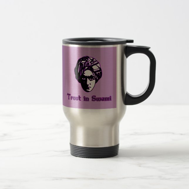Taza De Viaje Confianza en las camisetas del Swami, sudaderas (Derecha)