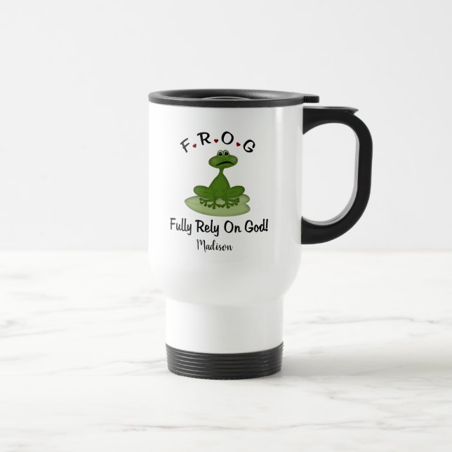 Taza De Viaje Confiar plenamente en Dios (Derecha)