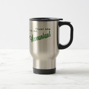 Taza De Viaje Confíe en que yo es contable