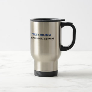 Taza De Viaje Confíe en que yo es un coche de la natación