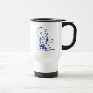 Taza De Viaje Confort y seguridad   Charlie y Snoopy Hug