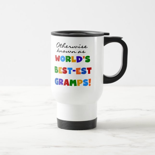 Taza De Viaje Conocidos como los mejores Gramps (Derecha)