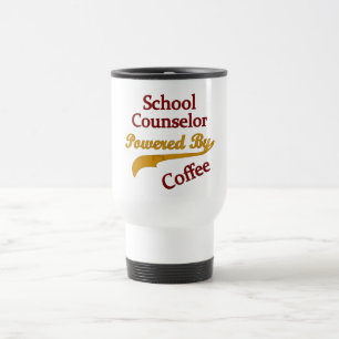 Taza De Viaje Consejero de la escuela accionado por el café