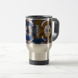 Taza De Viaje Constelación Primitiva Abstracta Geométrica