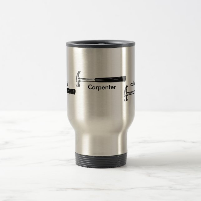 Taza De Viaje Constructor de la construcción del carpintero (Centro)