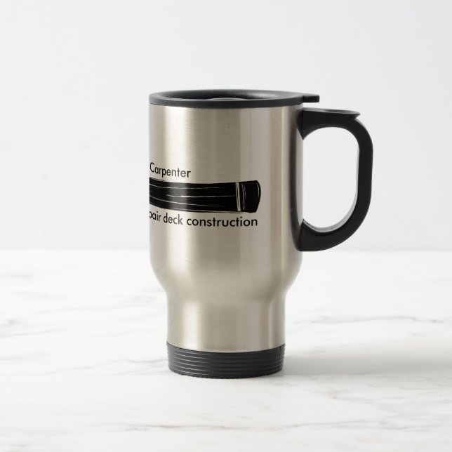 Taza De Viaje Constructor de la construcción del carpintero (Derecha)
