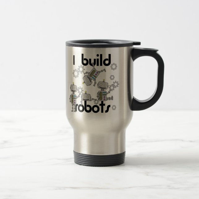 Taza De Viaje Construyo los robots (Derecha)