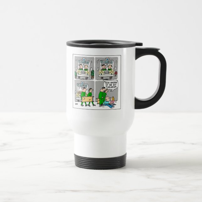 Taza De Viaje Controlador de ambulancia o paramédico (Derecha)