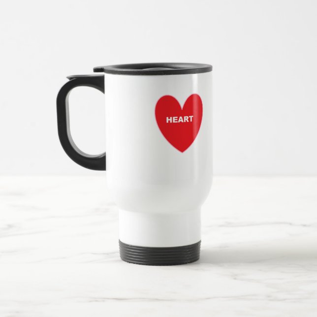 Taza De Viaje Corazón (Izquierda)