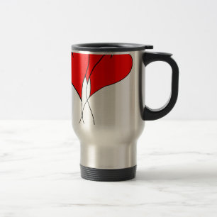 Taza De Viaje corazón corazones San Valentín esposa amada novia