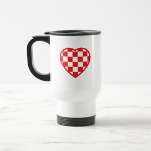 Taza De Viaje Corazón croata