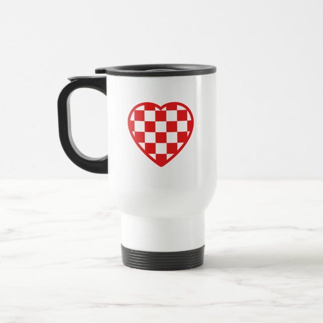 Taza De Viaje Corazón croata (Izquierda)