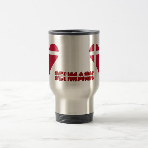 Taza De Viaje Corazón danés
