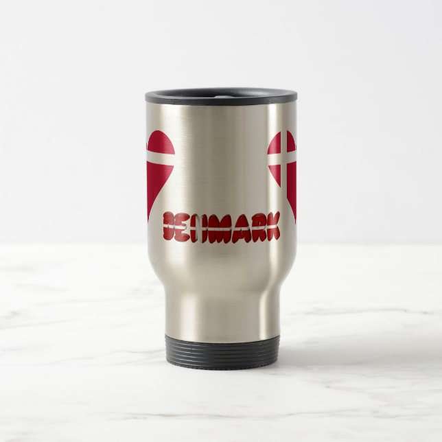 Taza De Viaje Corazón danés (Centro)