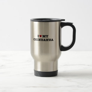 Taza De Viaje Corazón de mi Chihuahua
