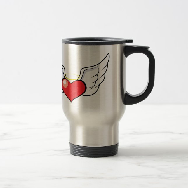 Taza De Viaje Corazón del ángel (Derecha)