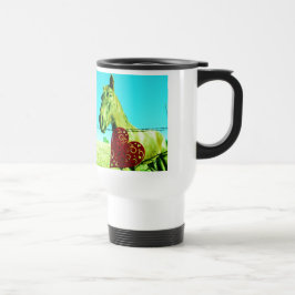 Taza De Viaje Corazón rojo y caballo