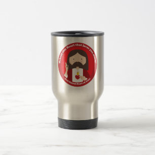 Taza De Viaje Corazón sagrado de Jesús