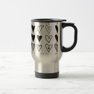Taza De Viaje Corazones
