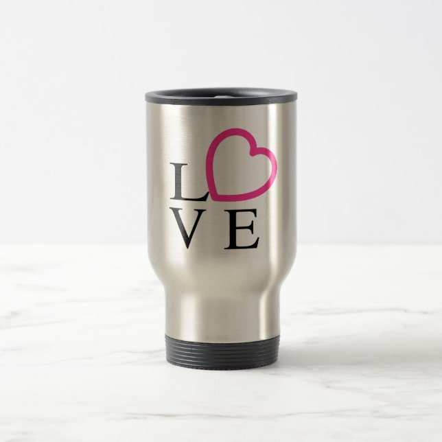 Taza De Viaje Corazones de amor (Centro)