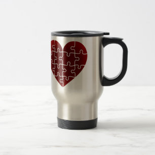 Taza De Viaje Corazones desconcertados