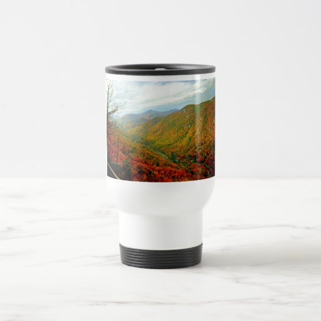 Taza De Viaje Cordillera Azul de Carolina del Norte (Centro)