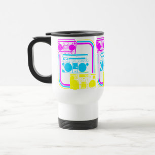 Taza De Viaje Corey Tiger Radios Boombox de los 80