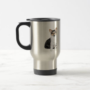 Taza De Viaje Corgi galés (Tri Color)