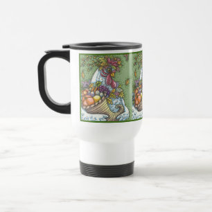 TAZA DE VIAJE CORNUCOPIA HEN, GRACIAS POR EL CHICKEN TRAVEL MUG