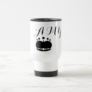 Taza De Viaje Corona de Reinas Negras
