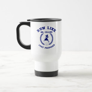 Taza De Viaje Corre como el humor literario de Mr. Collins, Nove
