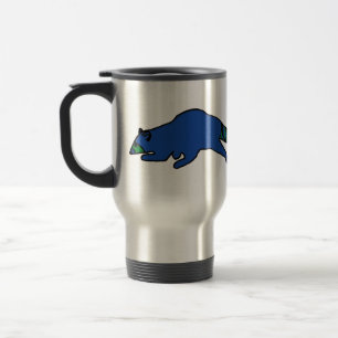 Taza De Viaje Corriendo Raccoons mug