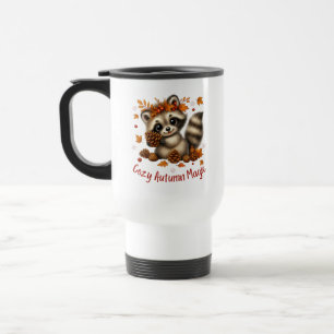 Taza De Viaje Cosy Autumn Magic Racoon