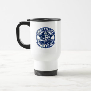Taza De Viaje Cota de Pirata No Me Digas Qué Hacer