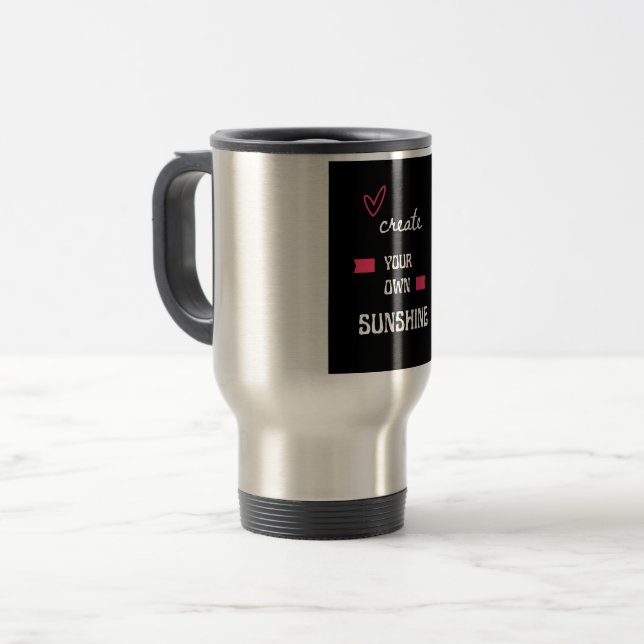 Taza De Viaje Cotización inspiradora (Anverso izquierdo)