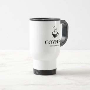 Taza De Viaje "Covfefe" Travel Mug (Blanco)