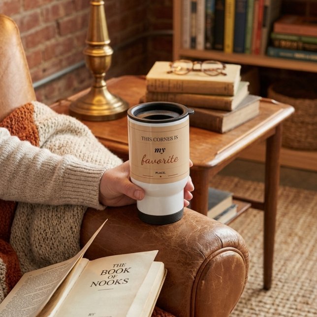 Taza De Viaje Cozy Reading Corner Travel Mug  15oz (Subido por el creador)