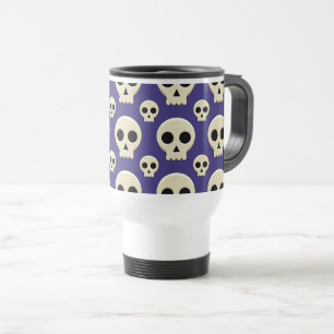 Taza De Viaje Cráneo de Gótico Cute Kawaii