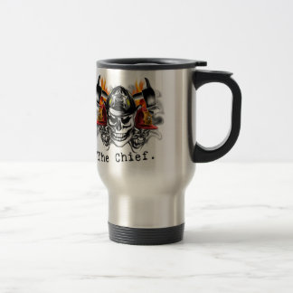 Taza De Viaje Cráneos del bombero: El jefe