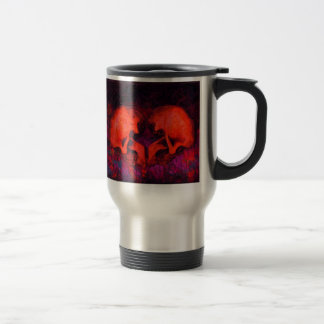TAZA DE VIAJE CRÁNEOS ROJOS DEL CORAZÓN