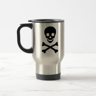 Taza De Viaje Cránulos y huesos cruzados