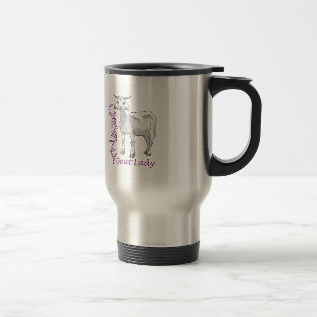 TAZA DE VIAJE CRAZY GOAT LADY (Derecha)