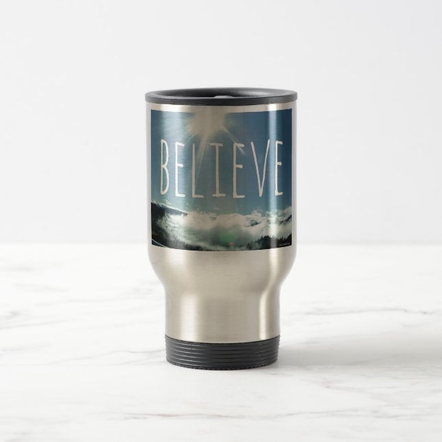 Taza De Viaje Crea el refrán de motivación (Centro)