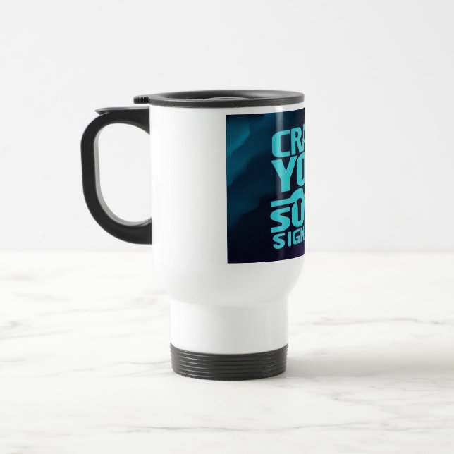 Taza De Viaje Crea tu firma sónica (Izquierda)