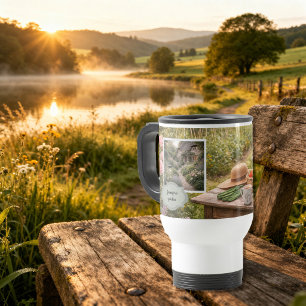 Taza De Viaje Crea tu propia foto de Café antes de jardinería