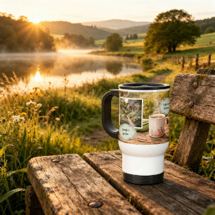 Taza De Viaje Crea tu propia foto de Café antes de jardinería