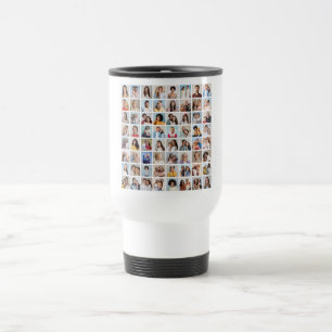 Taza De Viaje Crea tu propio collage de 64 fotos