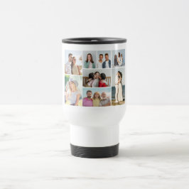 Taza De Viaje Crea tu propio collage de 8 fotos