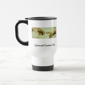 Taza De Viaje Creación de Adán (detalle-manos)