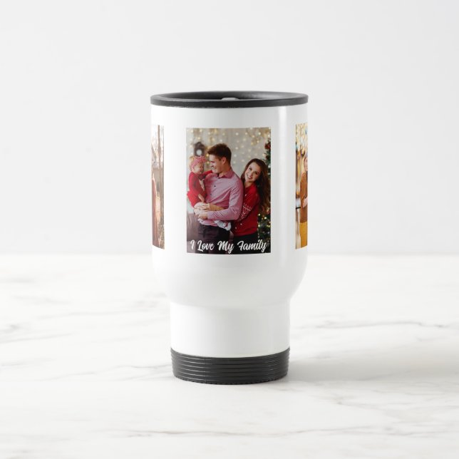 Taza De Viaje Crear su propia foto familiar de Personalizados (Centro)